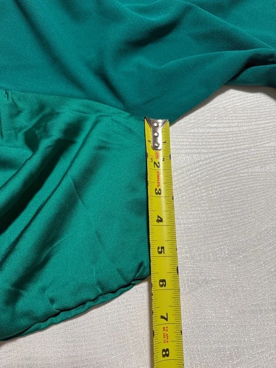 H&M Teal Puff-Sleeve Blouse - Picture 6 of 13